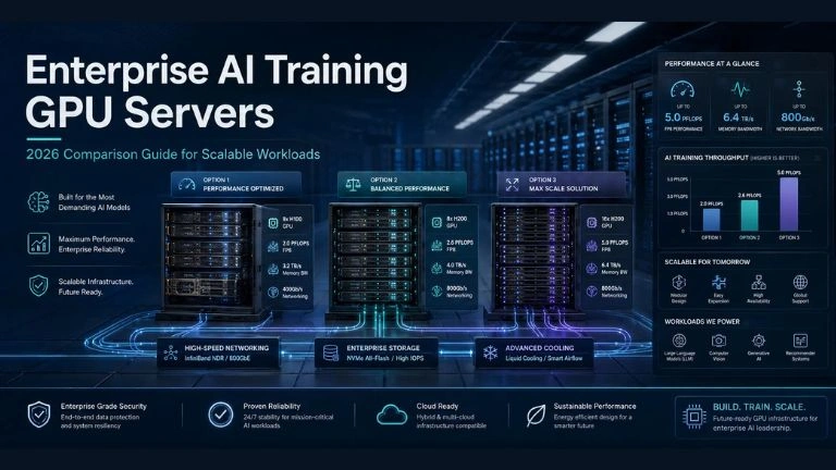 Top GPU Servers for Enterprise-Scale AI Training Workloads: A 2026 Comparison Guide