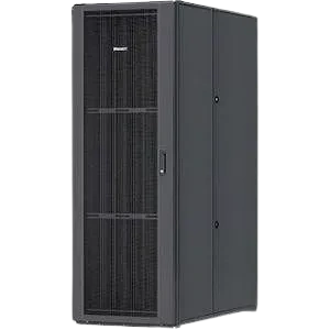 Panduit S8812BA Net-Access S Rack Cabinet - 48U Wide for LAN Switch, Patch Panel - Black
