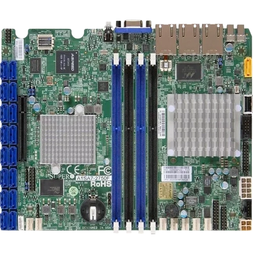 Supermicro MBD-A1SA7-2750F-B Server Motherboard - Socket BGA-1283 - Intel 4x DDR3 - Proprietary Form Factor - 3x RJ-45