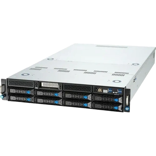 ASUS ESC4000A-E11-22WGP Barebone - 2U - 1x AMD EPYC 7003/7002 - 8x DDR4 - 8x GPU - 4x 3.5" NVMe/4x SATA - 2x 1GbE - 2200 W