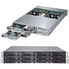 Supermicro SYS-6028TP-HTR 2U Rack Barebone - Intel C612 Express Chipset - 4x Node - 2x CPU
