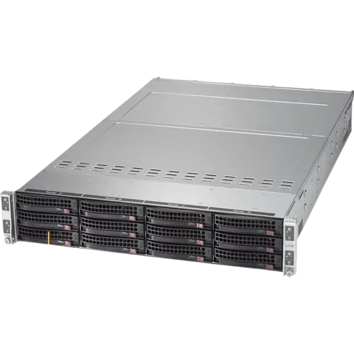 Supermicro SYS-6028TP-HTR-SIOM 2U 4 Node Rack Barebone - Intel C612 Chipset, Dual Socket R LGA-2011