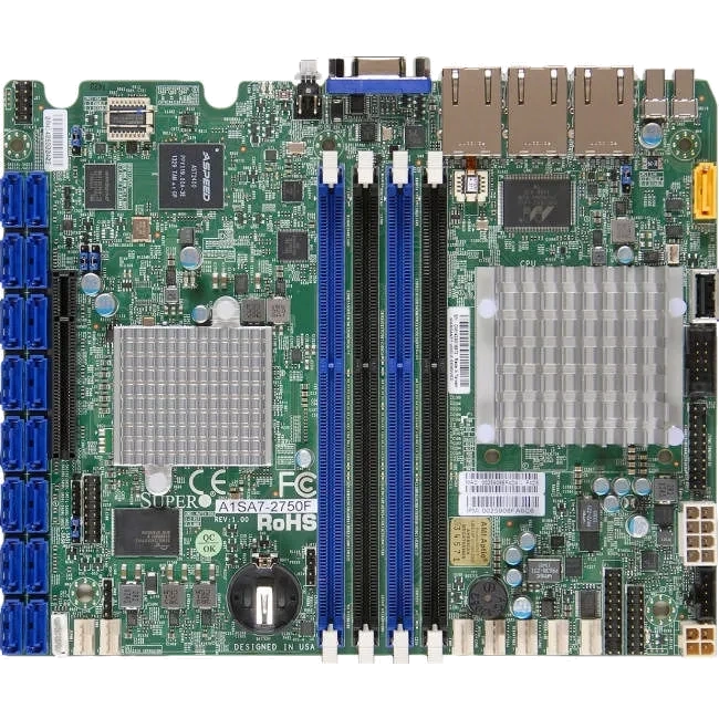 Supermicro MBD-A1SA7-2750F-O Server Motherboard - Socket BGA-1283 - Intel 4x DDR3 - Proprietary Form Factor