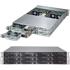 Supermicro SYS-6028TP-HTTR 2U Rack Barebone - C612 Chipset - 4x Node - Socket LGA 2011-v3 - 2x CPU