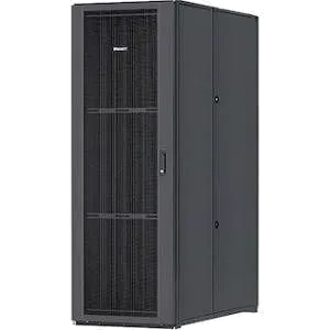 Panduit S8212BA Net-Access S Rack Cabinet - 42U Wide for LAN Switch, Patch Panel - Black - Steel